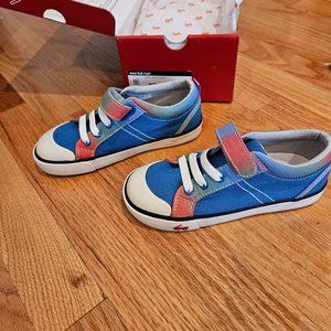 Gently used, like-new See Kai Run Tanner sneaker in Blue/Gradient, size 13